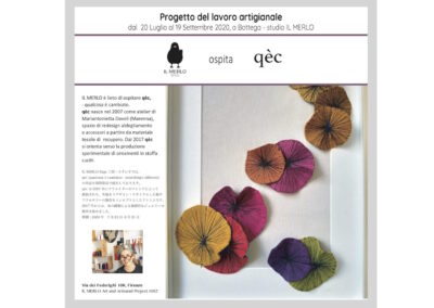 PROJECT: Art and Artisanal Project #002 with qèc Aug-Sep 2020